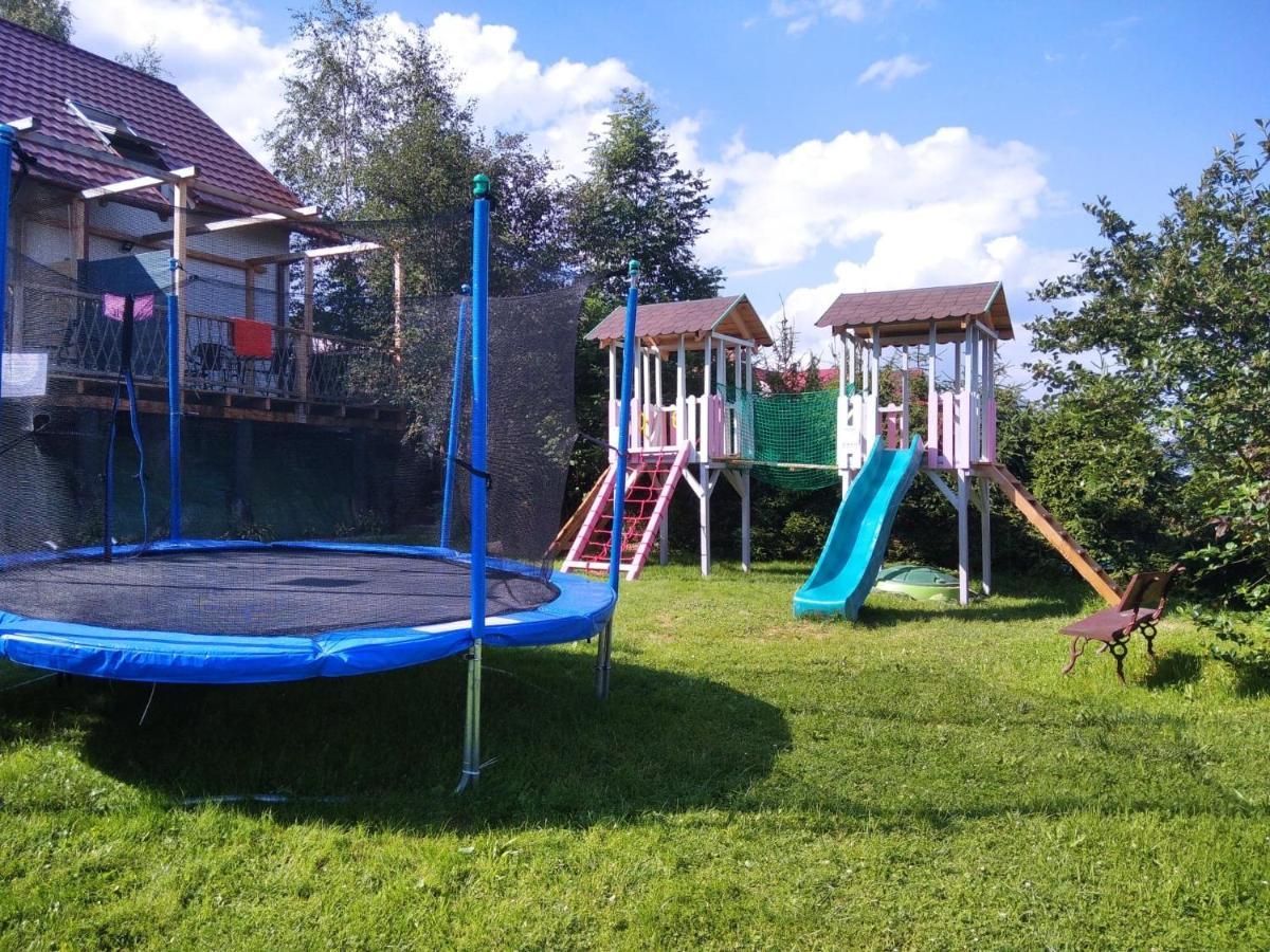 Bieszczadzki Hals - Dom Blizniak Appartement Polańczyk Buitenkant foto