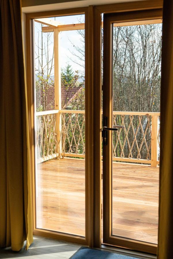 Bieszczadzki Hals - Dom Blizniak Appartement Polańczyk Buitenkant foto