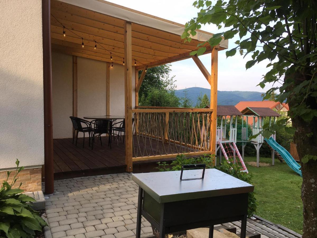 Bieszczadzki Hals - Dom Blizniak Appartement Polańczyk Buitenkant foto